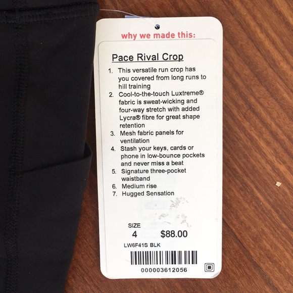 Lululemon women’s tight crop pants - Picture 4 of 7